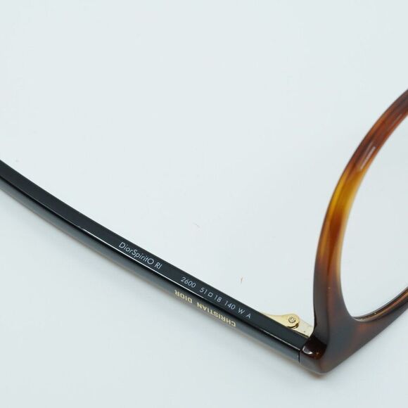 🕶️ New Dior DIORSPIRITO RI 2600 Eyeglasses - Blonde Havana Frame - Picture 3 of 6